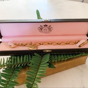 Juicy Couture gold heart bracelet